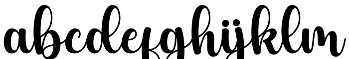 Beasly Font LOWERCASE