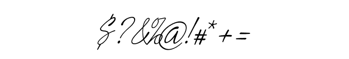 BeastieSignature Font OTHER CHARS