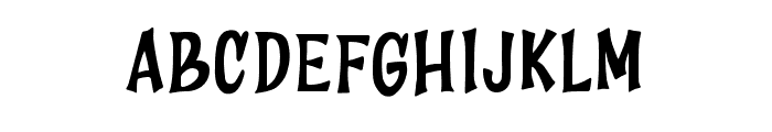 Beastman-Regular Font LOWERCASE