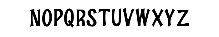 Beastman-Regular Font LOWERCASE