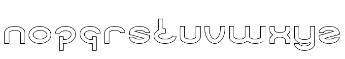 Beat Of Drum-Hollow Font LOWERCASE