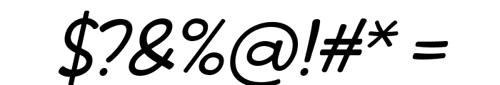 Beatific Margella Italic Font OTHER CHARS