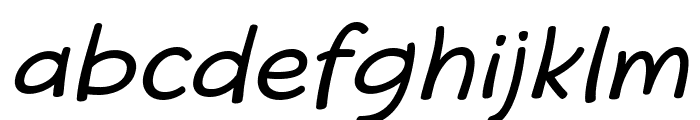 Beatific Margella Italic Font LOWERCASE