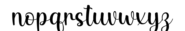 Beatific Font LOWERCASE