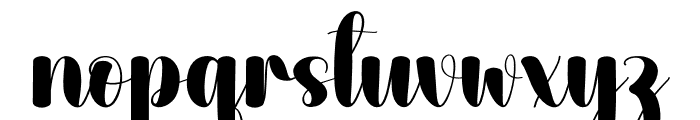 Beatitude Font LOWERCASE