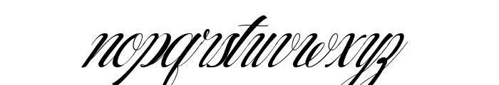 Beatric Regular Font LOWERCASE