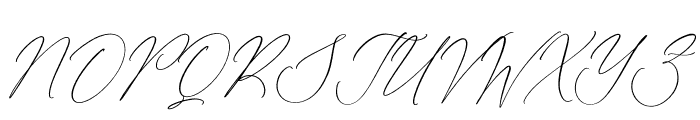 Beatrice Clorophil Italic Font UPPERCASE