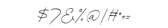 Beatrice Signature Regular Font OTHER CHARS