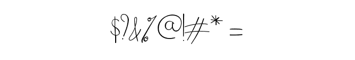 BeatrixSignature Font OTHER CHARS