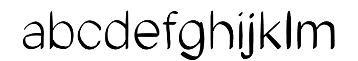 Beau Regular Font LOWERCASE