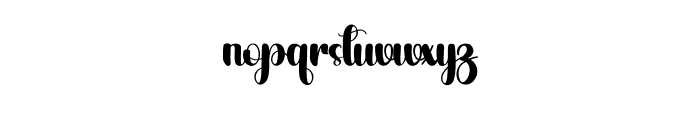 Beautican Font LOWERCASE