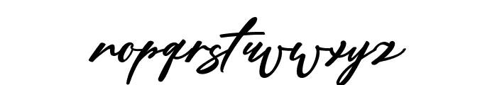 Beauties Font LOWERCASE