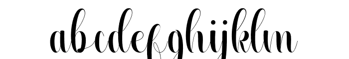 Beautiful Calligraphy Font LOWERCASE