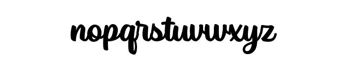 Beautiful Candy Font LOWERCASE