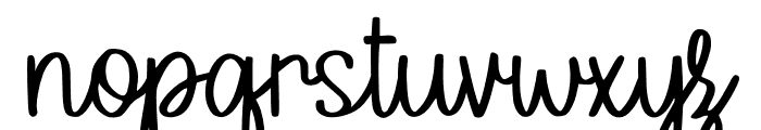 Beautiful Chamomile Font LOWERCASE