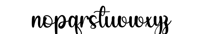 Beautiful Character Font LOWERCASE