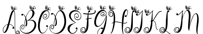 Beautiful Easter Font UPPERCASE