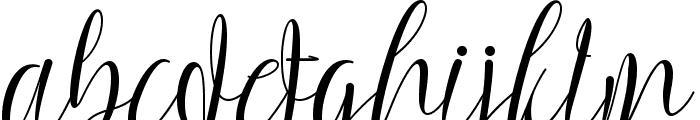 Beautiful Easter Font LOWERCASE