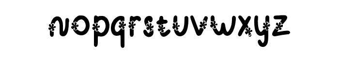 Beautiful Flower Regular Font LOWERCASE