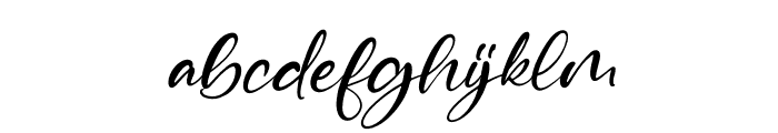 Beautiful Gelista Italic Font LOWERCASE