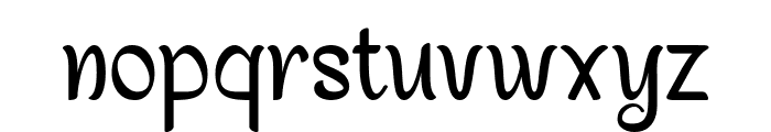 Beautiful In Its Time Font LOWERCASE