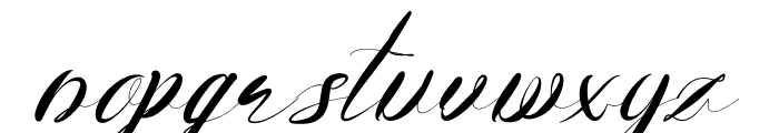 Beautiful Journey Italic Font LOWERCASE