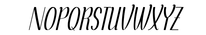 Beautiful Mellinda Italic Font UPPERCASE