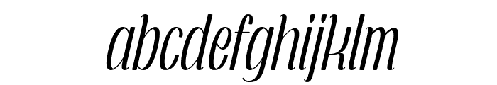 Beautiful Mellinda Italic Font LOWERCASE