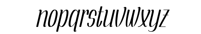 Beautiful Mellinda Italic Font LOWERCASE