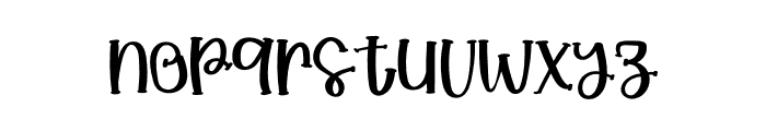 Beautiful Mom Font LOWERCASE