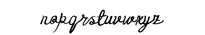 Beautiful Mouse Font LOWERCASE