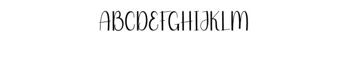 Beautiful Samantha Font UPPERCASE