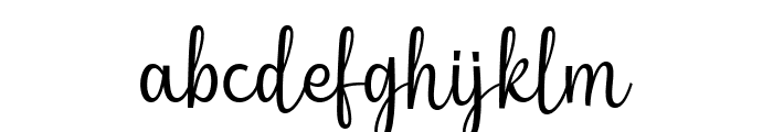 Beautiful Shine Font LOWERCASE