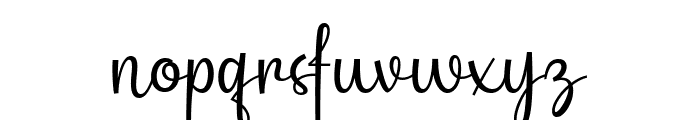 Beautiful Shine Font LOWERCASE