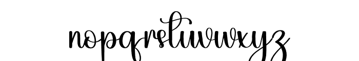 Beautiful Things Font LOWERCASE