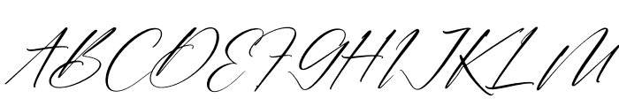Beautiful Victoria Italic Font UPPERCASE