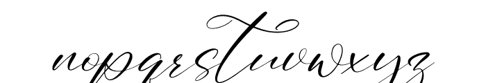 Beautiful Victoria Italic Font LOWERCASE