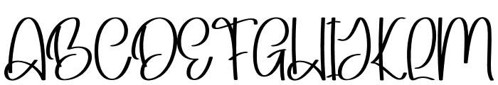 Beautiful  Writer Font UPPERCASE