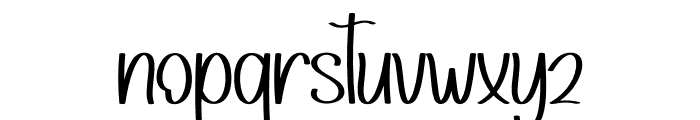 Beautiful  Writer Font LOWERCASE