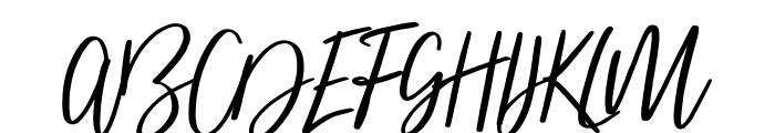 BeautifulBloom-Regular Font UPPERCASE