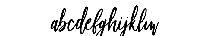BeautifulBloom-Regular Font LOWERCASE