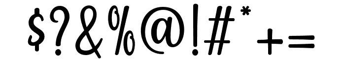 BeautifulDream-Regular Font OTHER CHARS