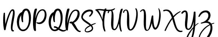 BeautifulDream-Regular Font UPPERCASE