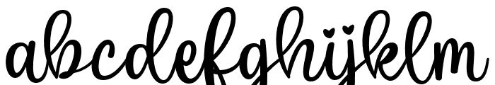 BeautifulDream-Regular Font LOWERCASE