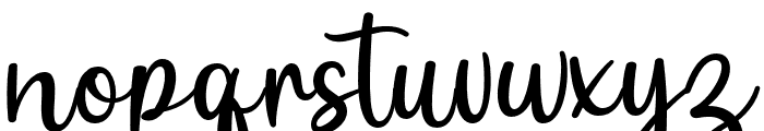 BeautifulDream-Regular Font LOWERCASE