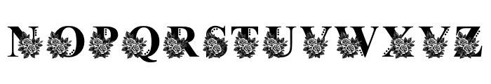BeautifulFlowerMonogram Font UPPERCASE