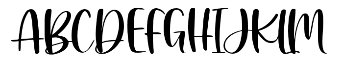 BeautifulGift-Regular Font UPPERCASE
