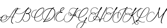 BeautifulMarry-Regular Font UPPERCASE