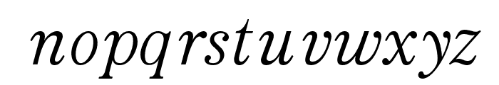 BeautifulNostalgia-Italic Font LOWERCASE