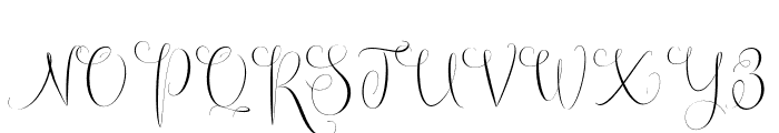 BeautifulSmooth Font UPPERCASE